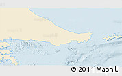 Classic Style 3D Map of Ushuaia (Is.), single color outside