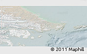 Satellite 3D Map of Ushuaia (Is.), lighten