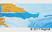 Satellite 3D Map of Ushuaia (Is.), political outside