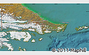 Satellite Map of Ushuaia (Is.)