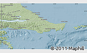 Savanna Style Map of Ushuaia (Is.)