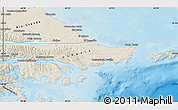 Shaded Relief Map of Ushuaia (Is.)