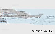 Gray Panoramic Map of Ushuaia (Is.)