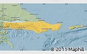 Savanna Style Map of Ushuaia