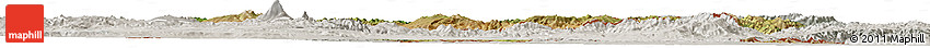 Satellite Horizon Map of Armenia X Yerevan, lighten, semi-desaturated