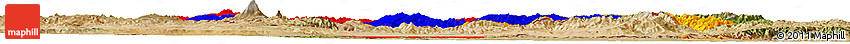 Flag Horizon Map of Armenia, satellite outside