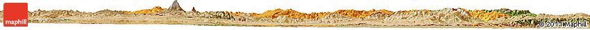 Political Horizon Map of Armenia, satellite outside