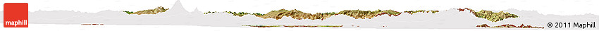 Satellite Horizon Map of Armenia, cropped outside