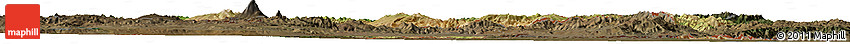 Satellite Horizon Map of Armenia, darken