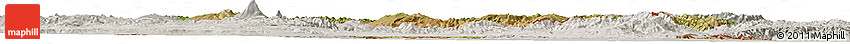 Satellite Horizon Map of Armenia, lighten, semi-desaturated