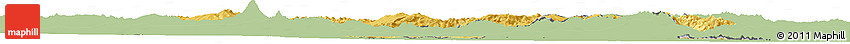 Savanna Style Horizon Map of Armenia, single color outside