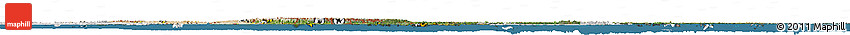 Satellite Horizon Map of Asia, lighten, desaturated, land only