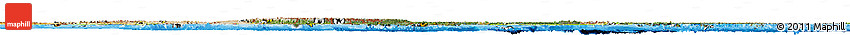 Satellite Horizon Map of Asia, physical outside