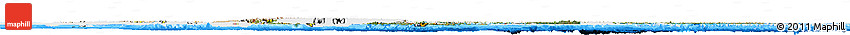 Satellite Horizon Map of Asia, single color outside, bathymetry sea