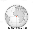 Outline Map of Koirengei Road, rectangular outline