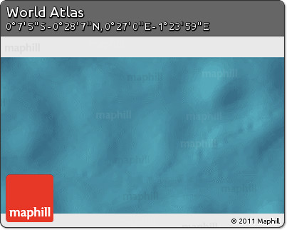 Satellite 3D Map of the Area around 0° 10' 31" N, 0° 55' 29" E