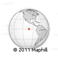 Outline Map of the Area around 0° 10' 31" N, 101° 55' 30" W, rectangular outline