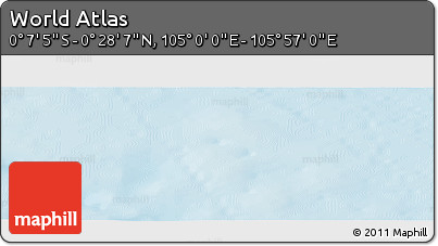 Physical Panoramic Map of the Area around 0° 10' 31" N, 105° 28' 29" E