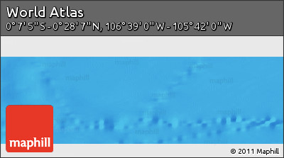 Shaded Relief Panoramic Map of the Area around 0° 10' 31" N, 106° 10' 30" W