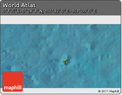 Satellite 3D Map of the Area around 0° 10' 31" N, 107° 10' 30" E