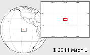 Blank Location Map of the area around 0° 10' 31" N, 112° 58' 29" W