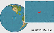 Satellite Location Map of the area around 0° 10' 31" N, 112° 58' 29" W