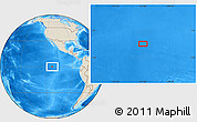 Shaded Relief Location Map of the area around 0° 10' 31" N, 112° 58' 29" W