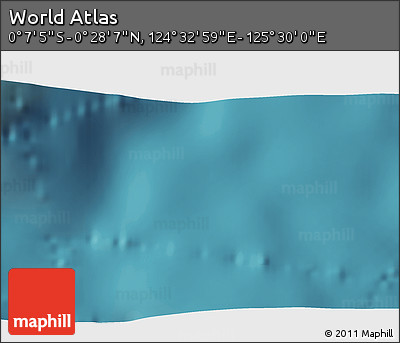 Satellite 3D Map of the Area around 0° 10' 31" N, 125° 1' 30" E