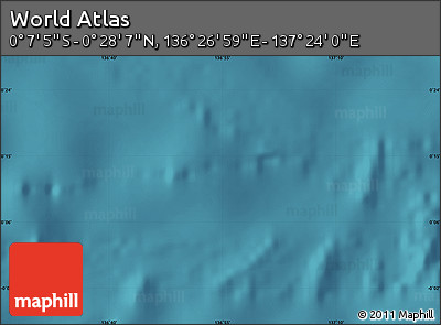Satellite Map of the Area around 0° 10' 31" N, 136° 55' 30" E