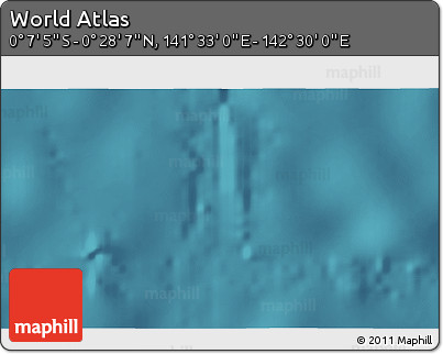 Satellite 3D Map of the Area around 0° 10' 31" N, 142° 1' 30" E