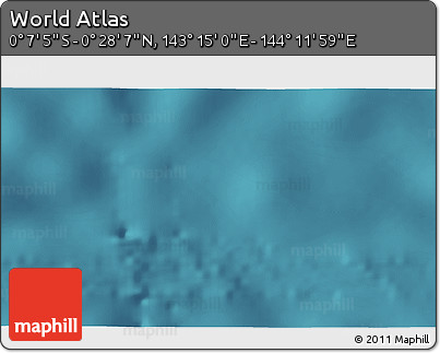 Satellite 3D Map of the Area around 0° 10' 31" N, 143° 43' 29" E