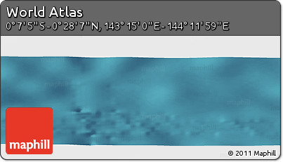 Satellite Panoramic Map of the Area around 0° 10' 31" N, 143° 43' 29" E