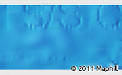 Physical 3D Map of the area around 0° 10' 31" N, 144° 25' 30" W