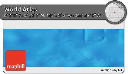 Physical Panoramic Map of the Area around 0° 10' 31" N, 145° 16' 30" W