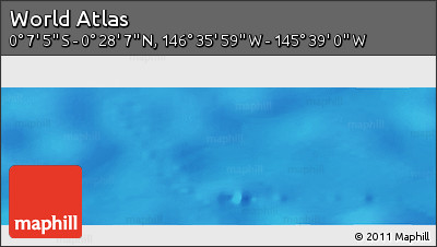 Physical Panoramic Map of the Area around 0° 10' 31" N, 146° 7' 30" W