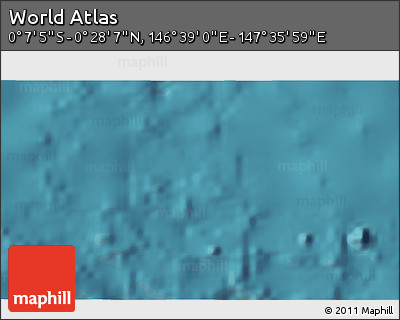 Satellite 3D Map of the Area around 0° 10' 31" N, 147° 7' 30" E