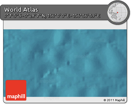 Satellite 3D Map of the Area around 0° 10' 31" N, 156° 28' 29" E