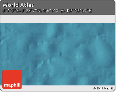 Satellite 3D Map of the Area around 0° 10' 31" N, 156° 28' 29" E