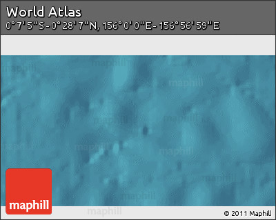 Satellite 3D Map of the Area around 0° 10' 31" N, 156° 28' 29" E