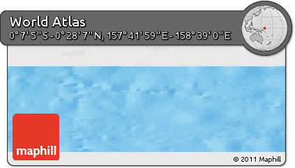 Physical Panoramic Map of the Area around 0° 10' 31" N, 158° 10' 30" E