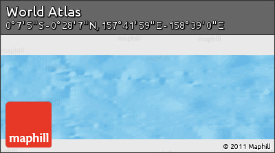 Physical Panoramic Map of the Area around 0° 10' 31" N, 158° 10' 30" E