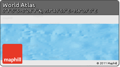Physical Panoramic Map of the Area around 0° 10' 31" N, 158° 10' 30" E