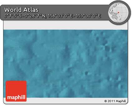 Satellite 3D Map of the Area around 0° 10' 31" N, 159° 1' 30" E
