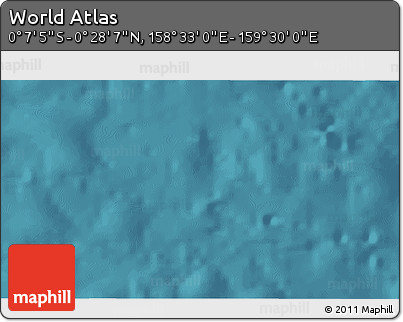 Satellite 3D Map of the Area around 0° 10' 31" N, 159° 1' 30" E