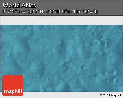 Satellite 3D Map of the Area around 0° 10' 31" N, 159° 1' 30" E