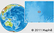 Physical Location Map of the area around 0° 10' 31" N, 159° 52' 30" E