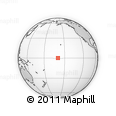 Outline Map of the Area around 0° 10' 31" N, 159° 43' 29" W, rectangular outline