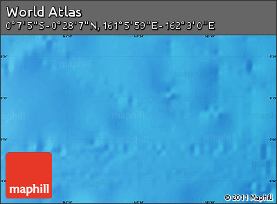 Physical Map of the Area around 0° 10' 31" N, 161° 34' 29" E