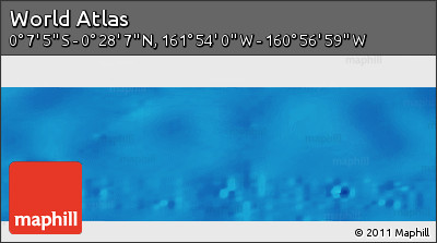 Physical Panoramic Map of the Area around 0° 10' 31" N, 161° 25' 30" W