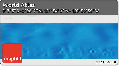 Physical Panoramic Map of the Area around 0° 10' 31" N, 161° 25' 30" W
